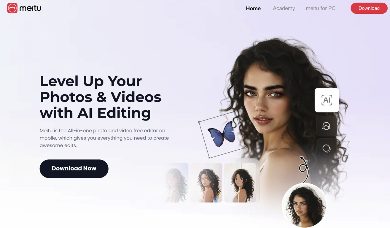 Meitu website