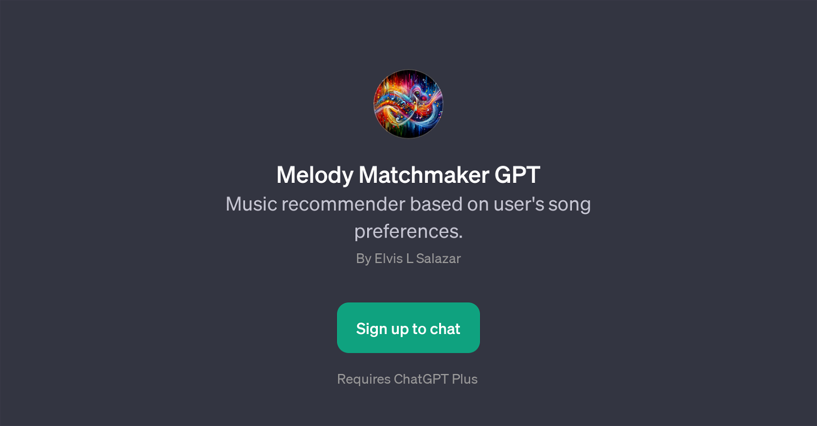 Melody Matchmaker GPT website