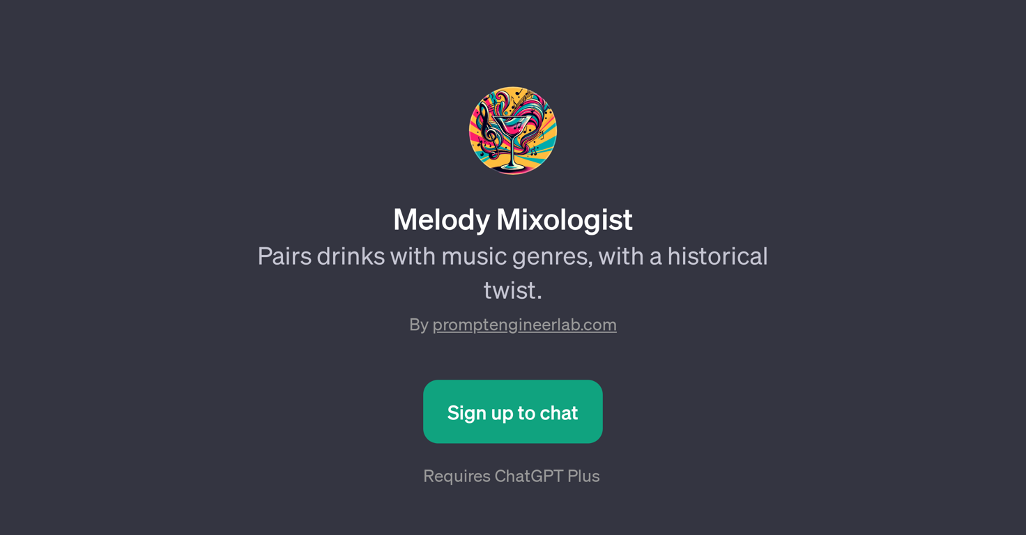 Melody Mixologist website