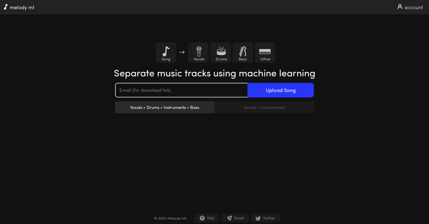 Melody.ml website