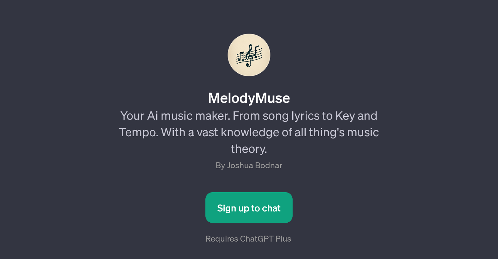 MelodyMuse website