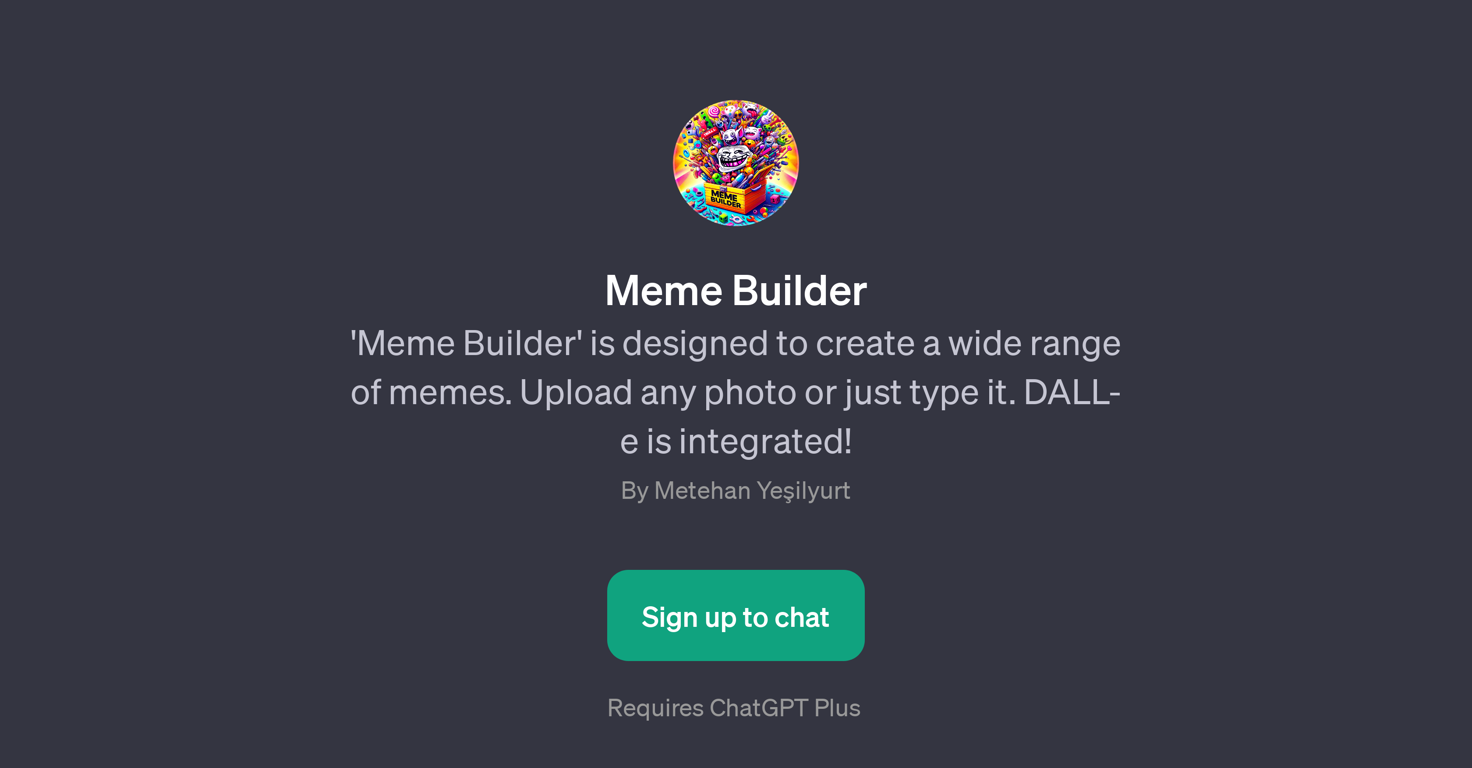 Meme Builder website