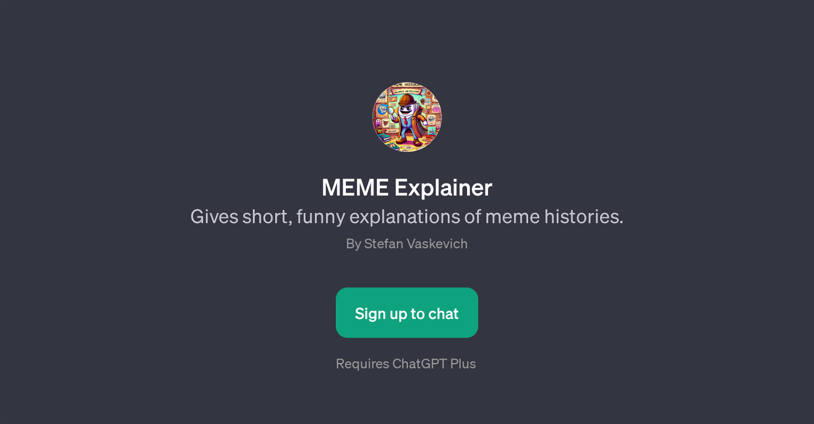 MEME Explainer website