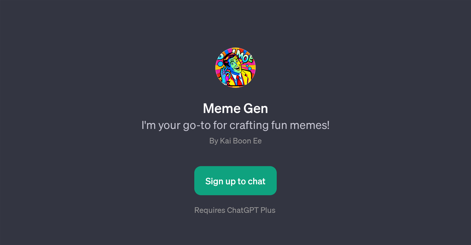Meme Gen website