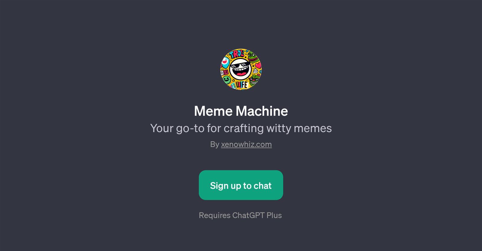 Meme Machine website