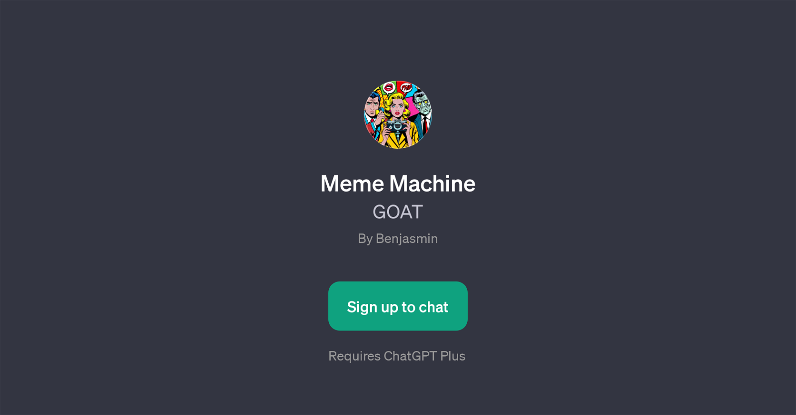 Meme Machine website