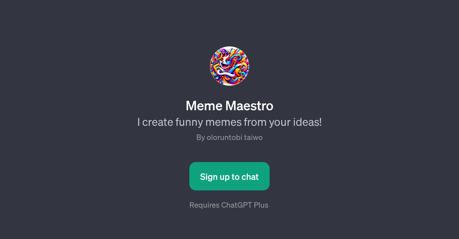 Meme Maestro website