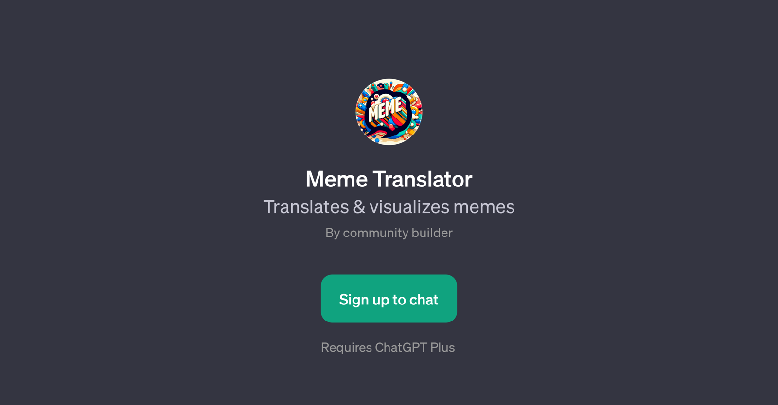 Meme Translator website