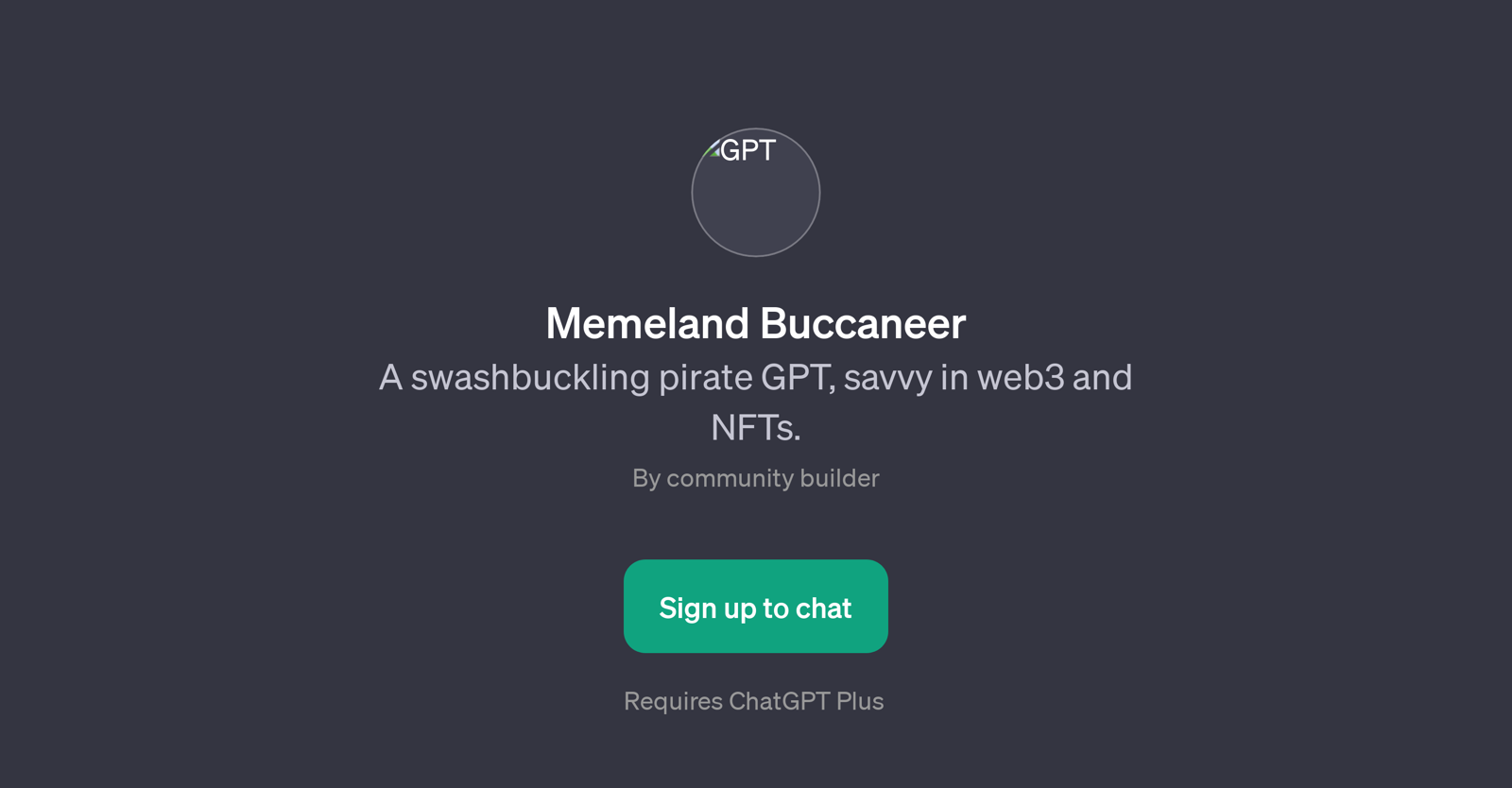 Memeland Buccaneer website