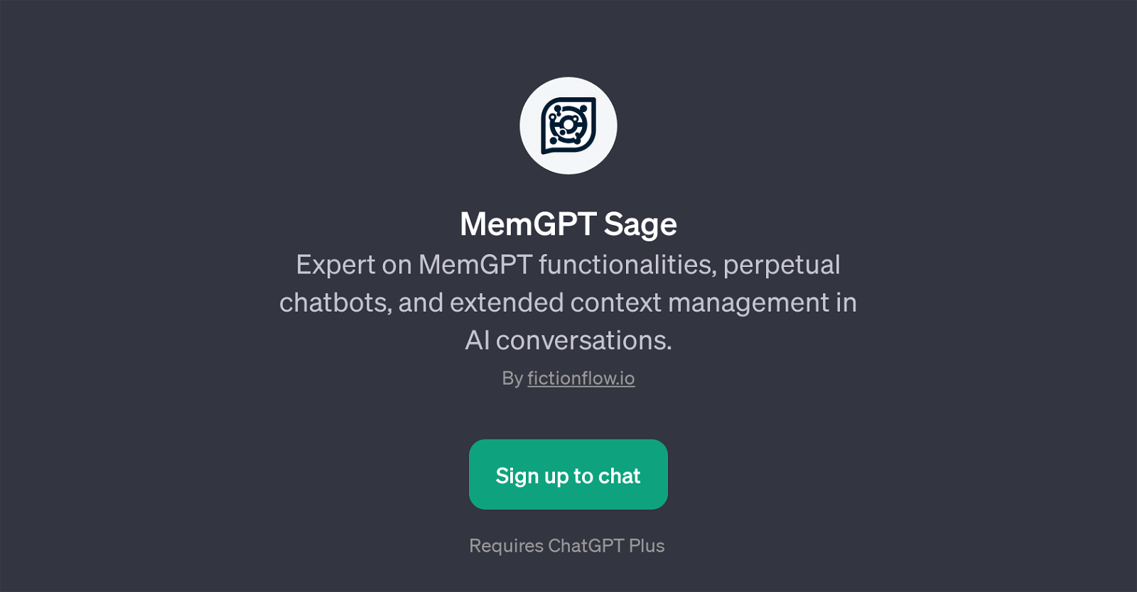 MemGPT Sage website