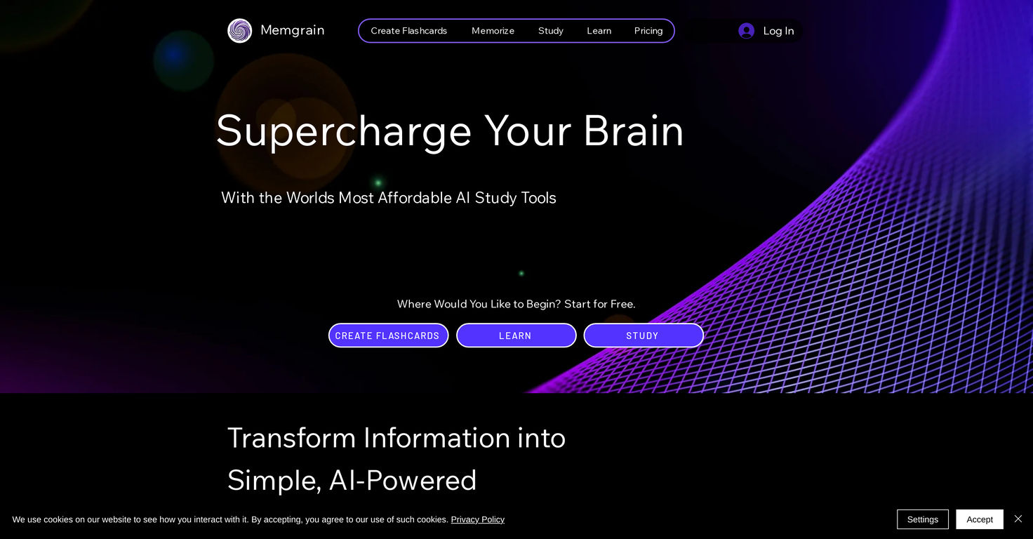 Memgrain website