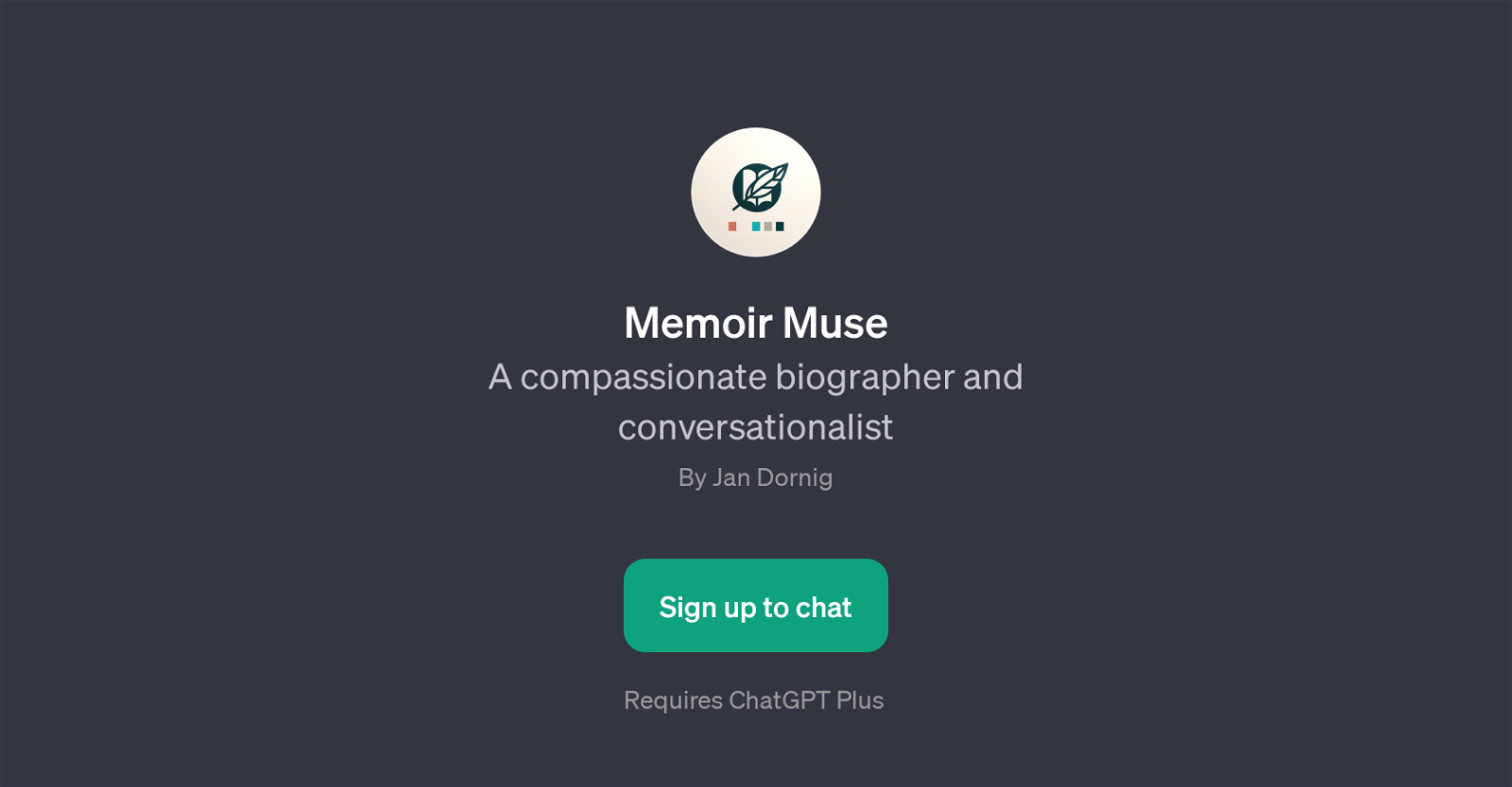 Memoir Muse website
