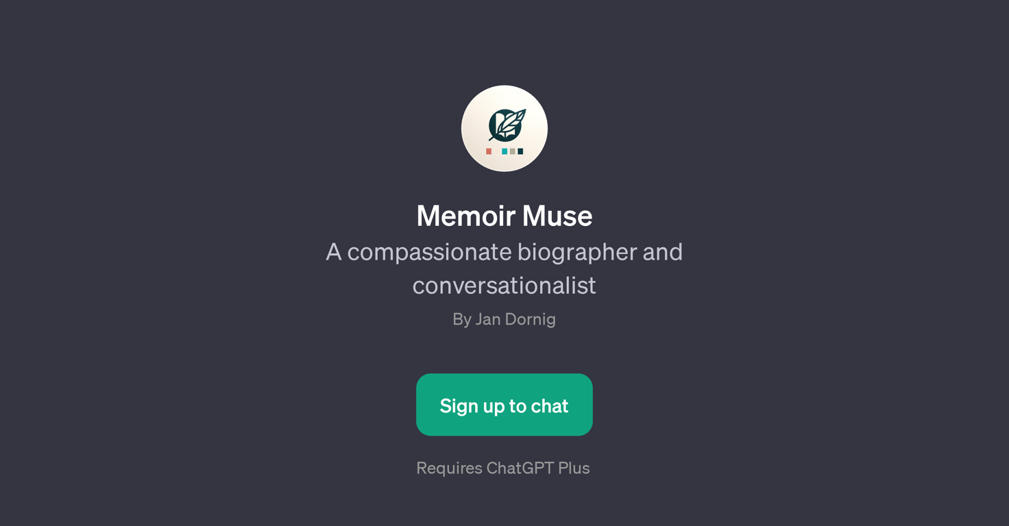 Memoir Muse website