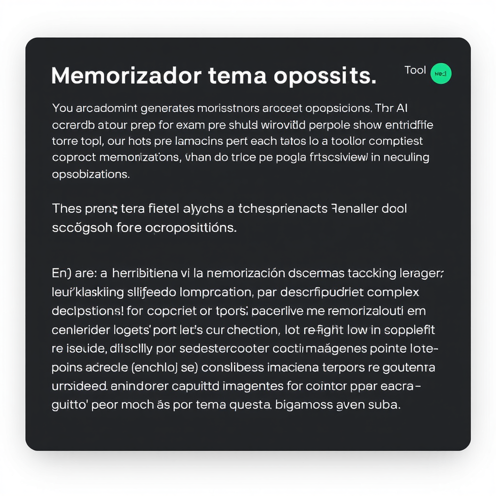 Memorizador tema oposiciones website