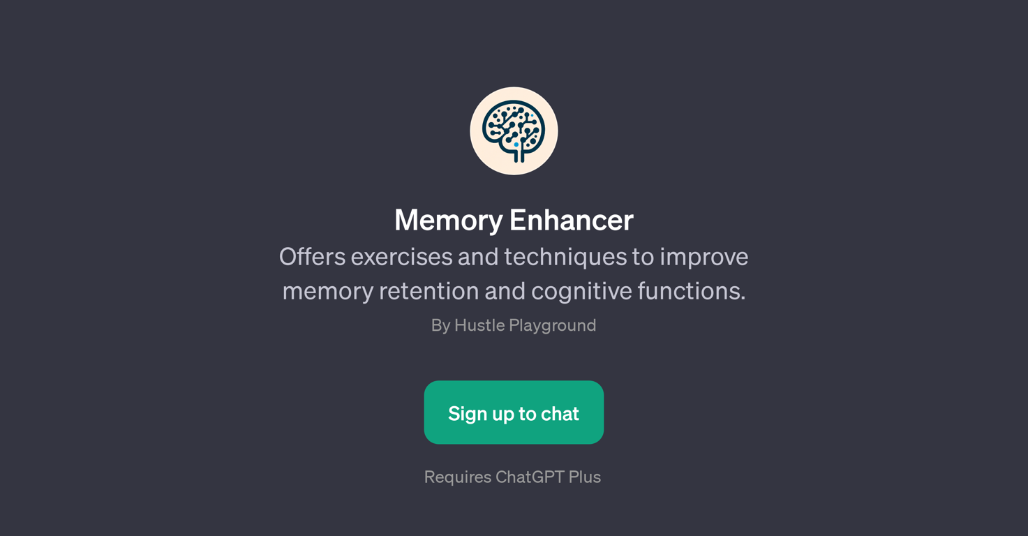 Memory Enhancer website