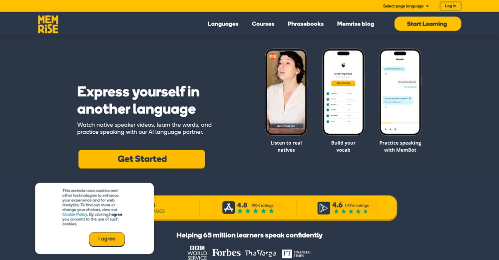 Memrise website