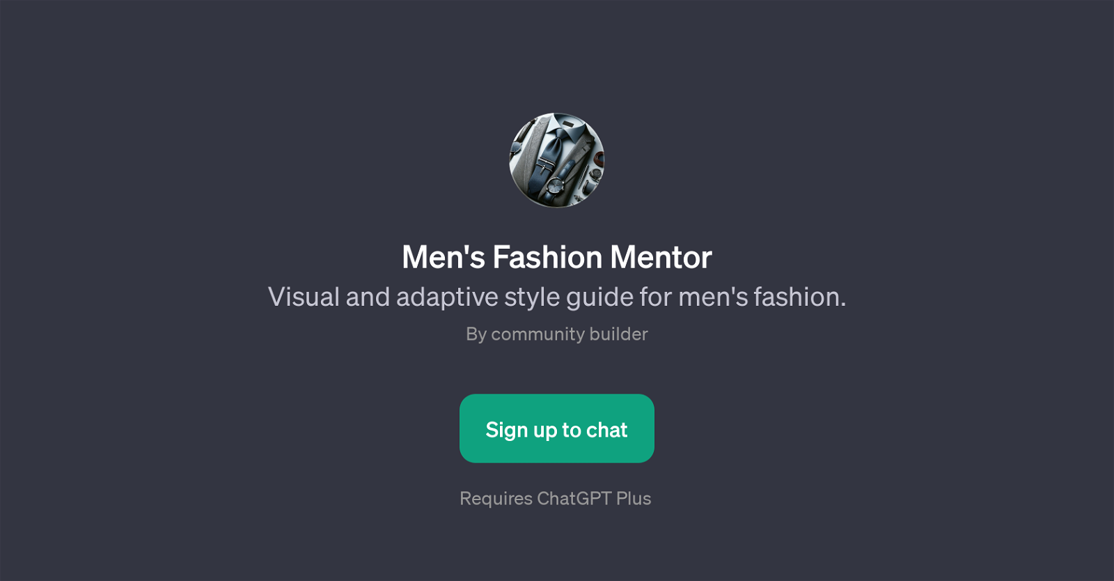 Men's Fashion Mentor website