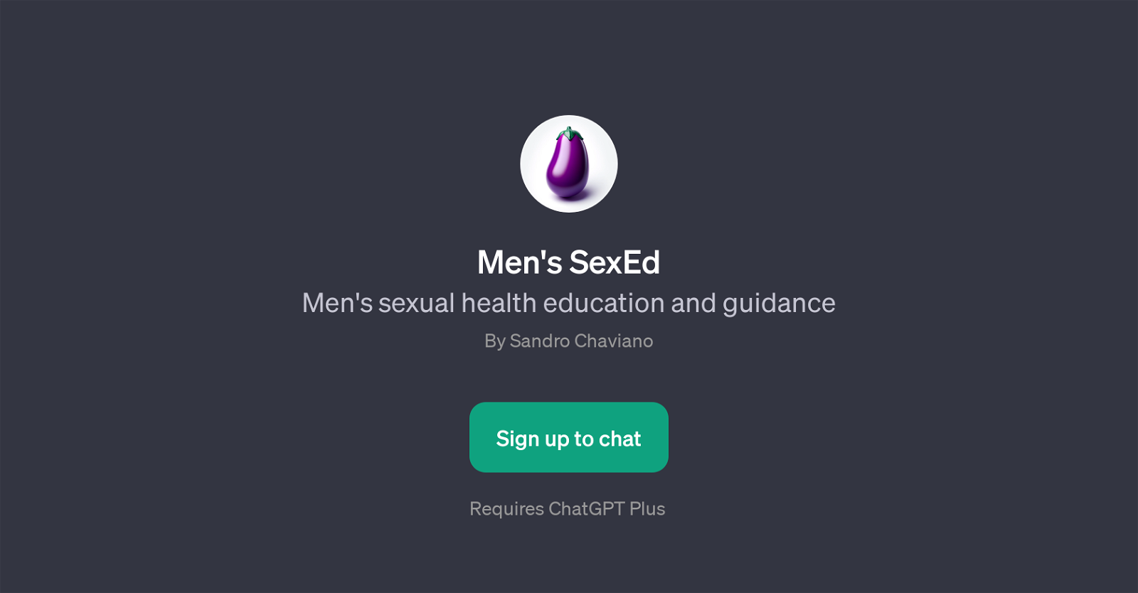 Men's SexEd website