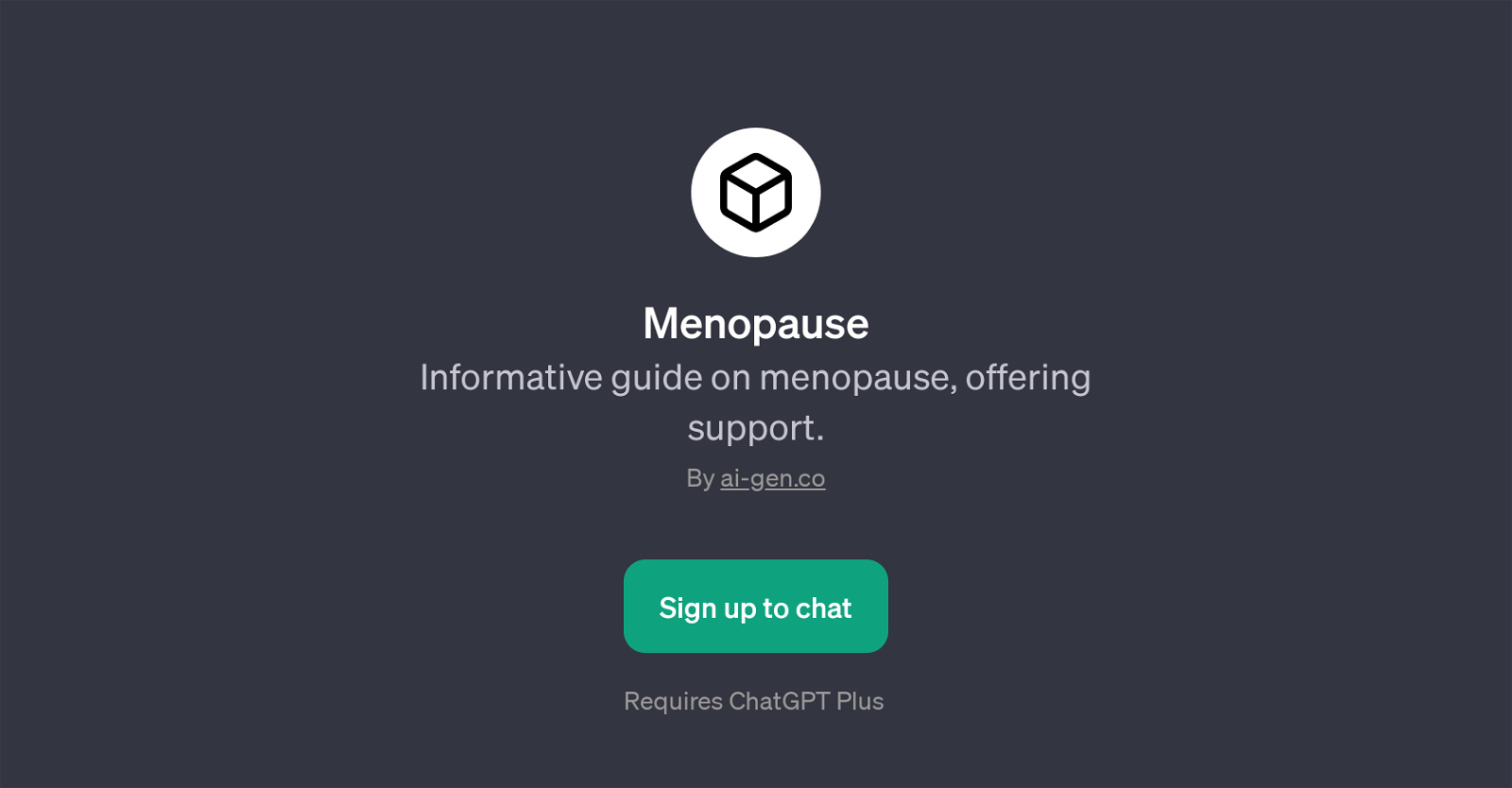 Menopause website