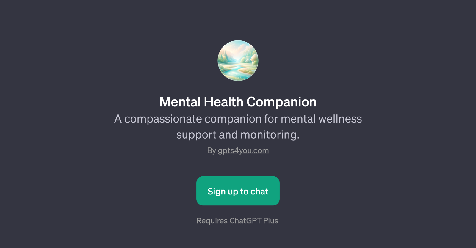 Mental Health Companion website