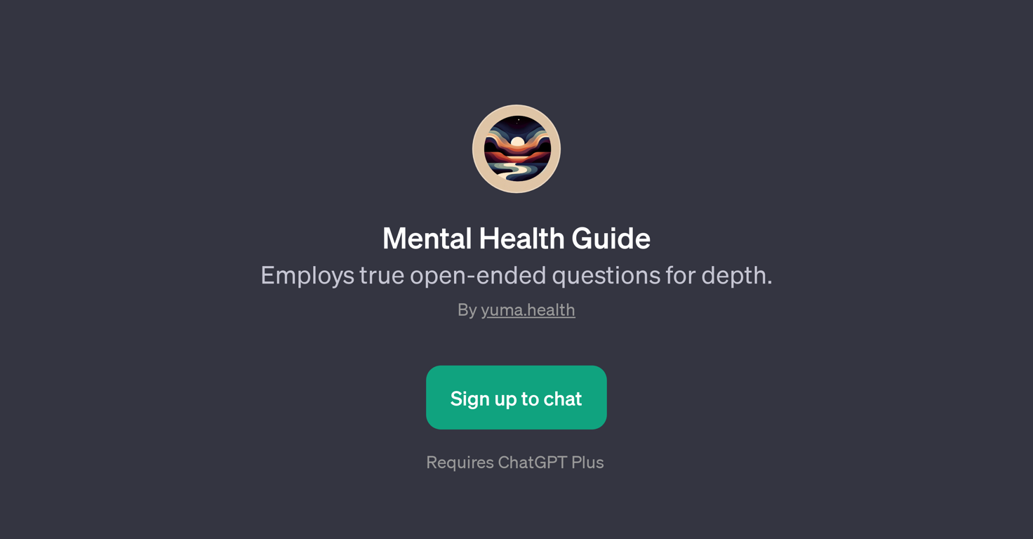 Mental Health Guide GPT website