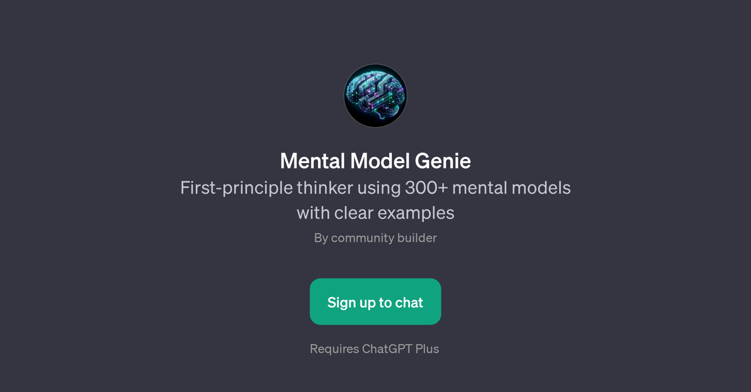 Mental Model Genie website