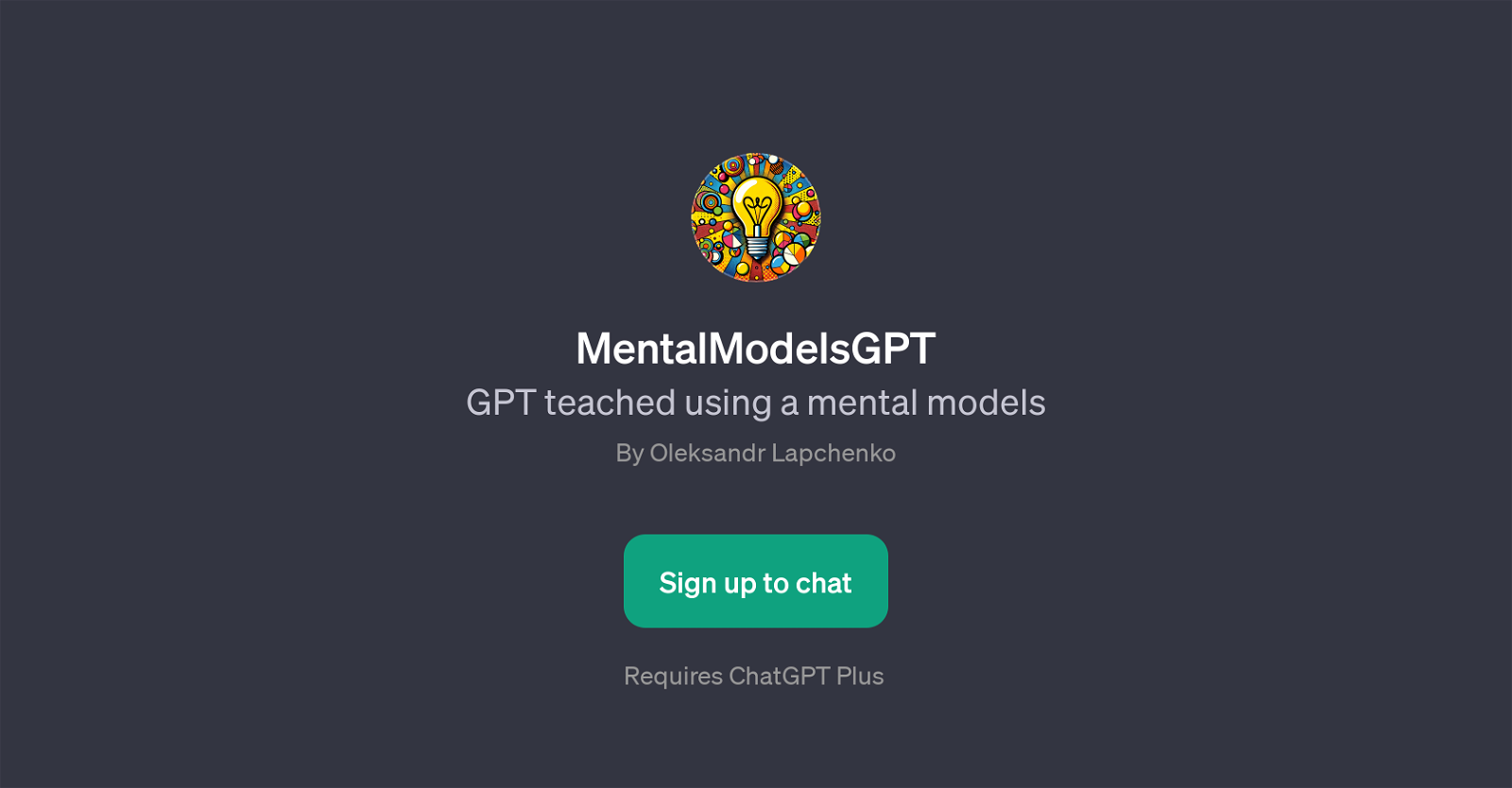 MentalModelsGPT website