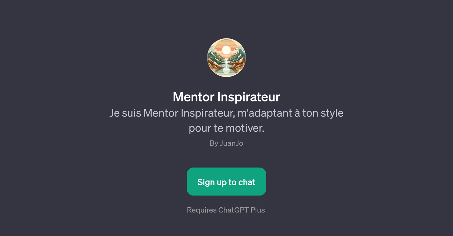 Mentor Inspirateur website
