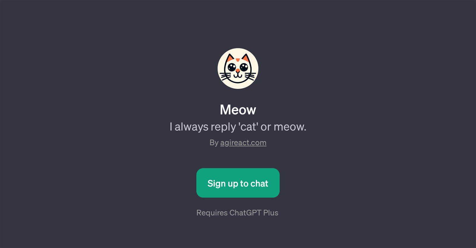 Meow website