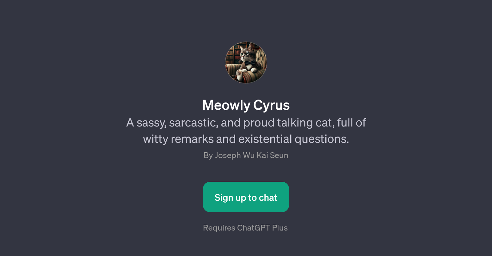 Meowly Cyrus website