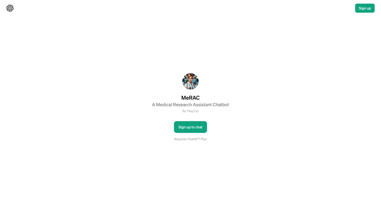 MeRAC website