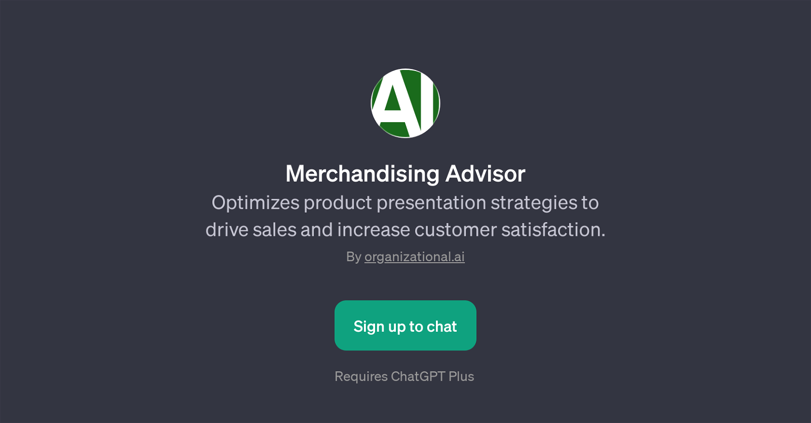 Merchandising Advisor website