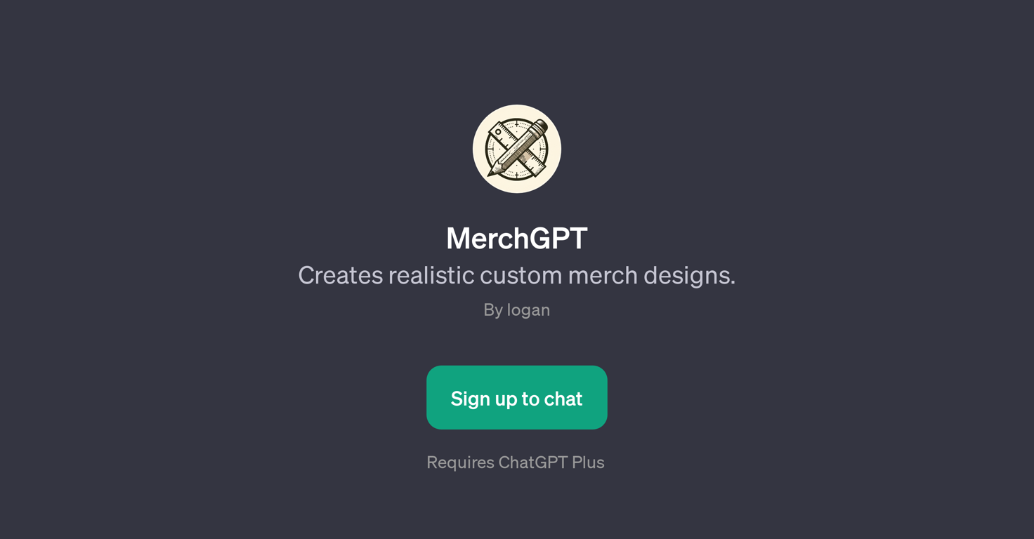MerchGPT website