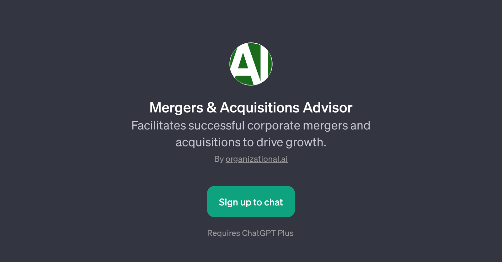 Mergers & Acquisitions Advisor website