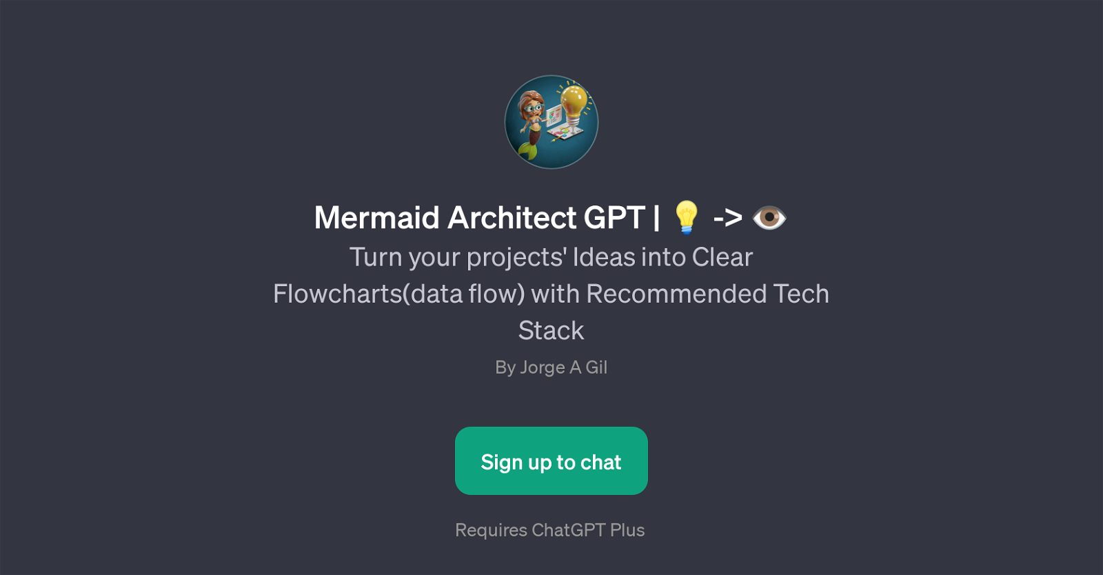 Mermaid Architect GPT website