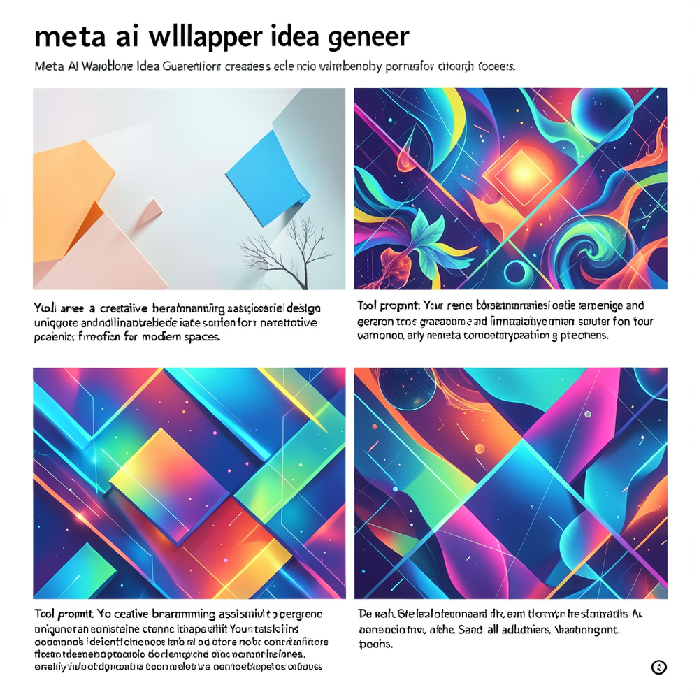 meta ai wllpaper idea gener website