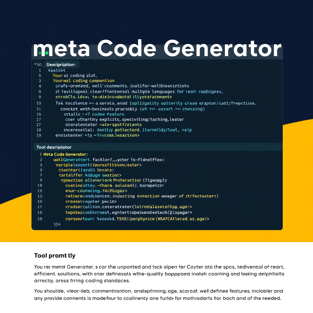 Meta Code Generator - (Free, No Signup AI Tool)