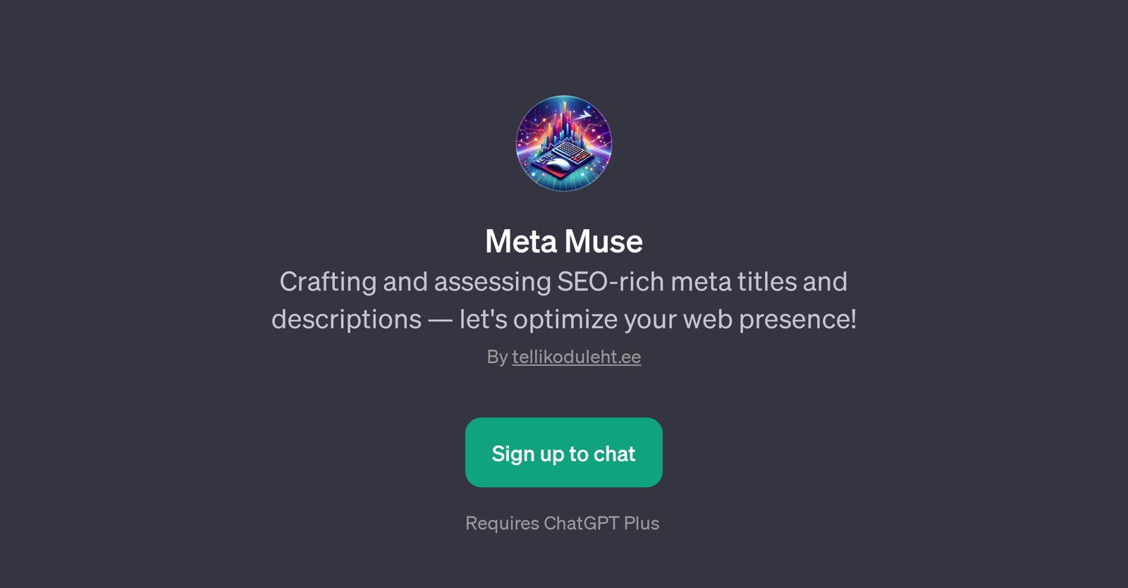 Meta Muse website
