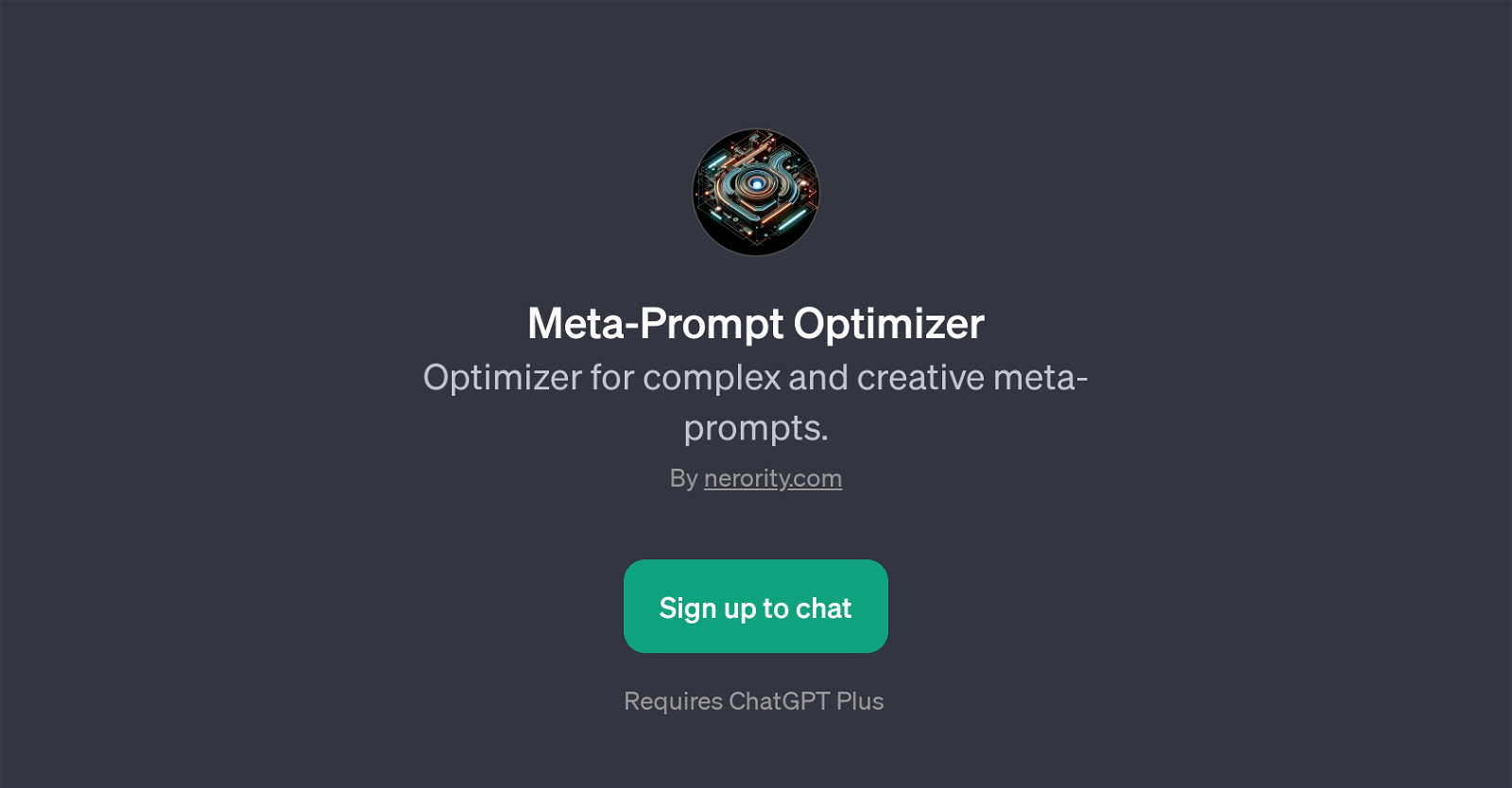 Meta-Prompt Optimizer website