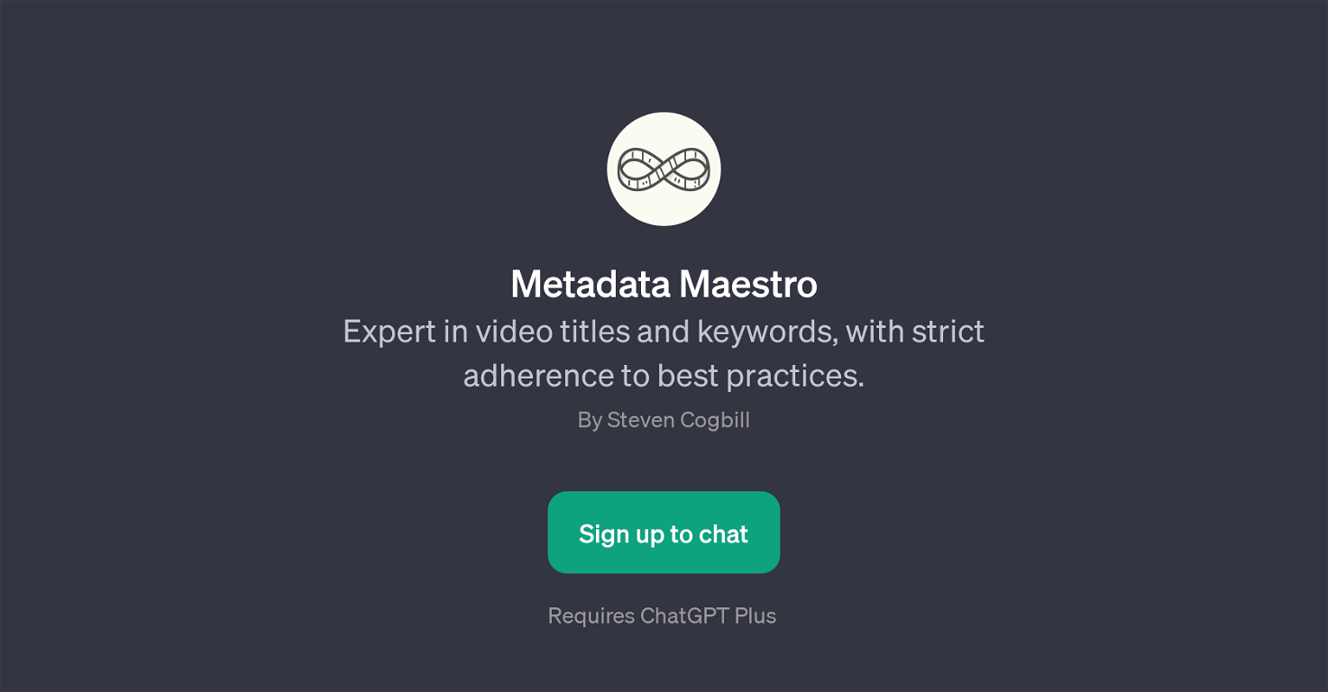 Metadata Maestro website