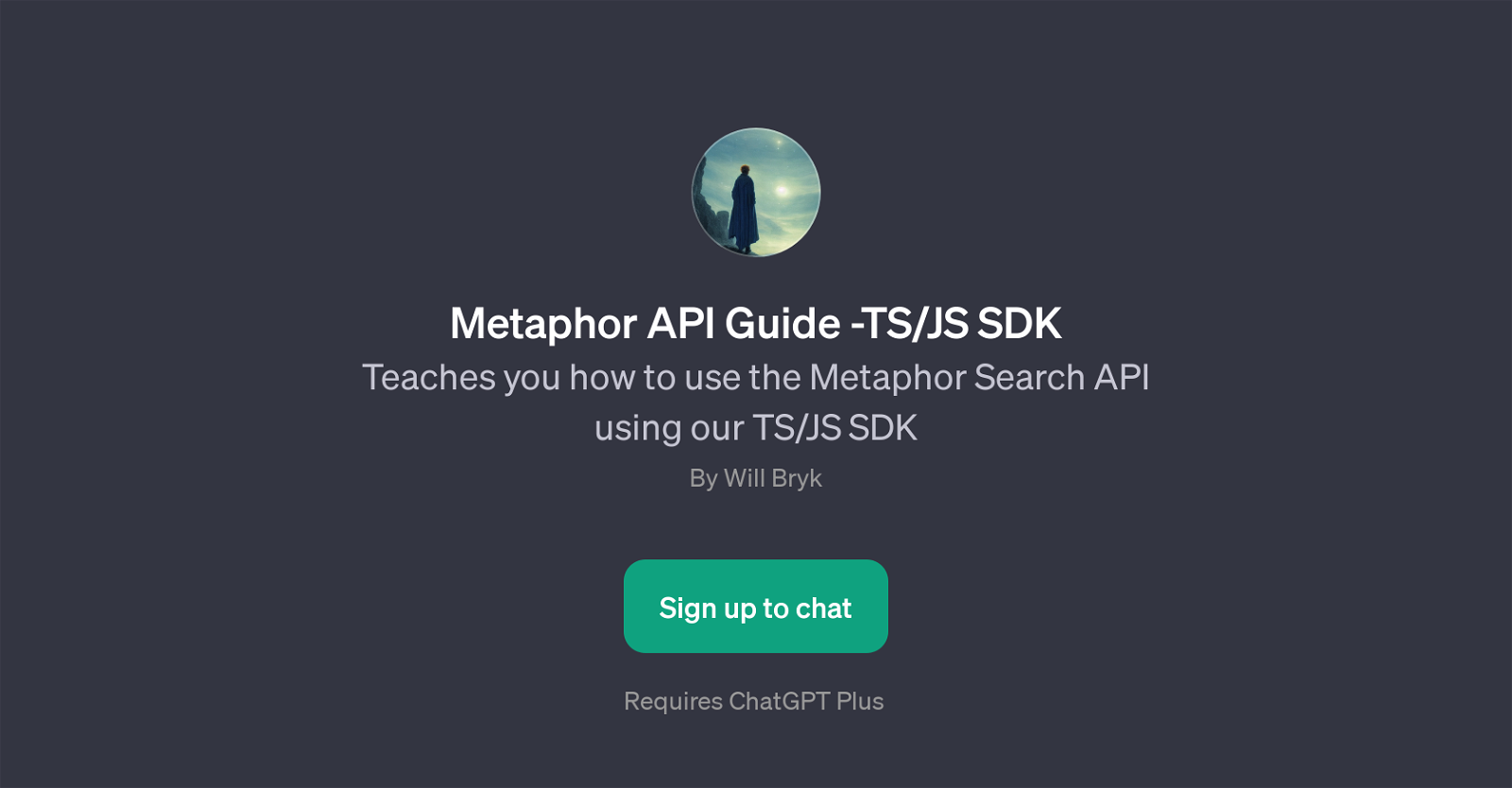 Metaphor API Guide - TS/JS SDK website