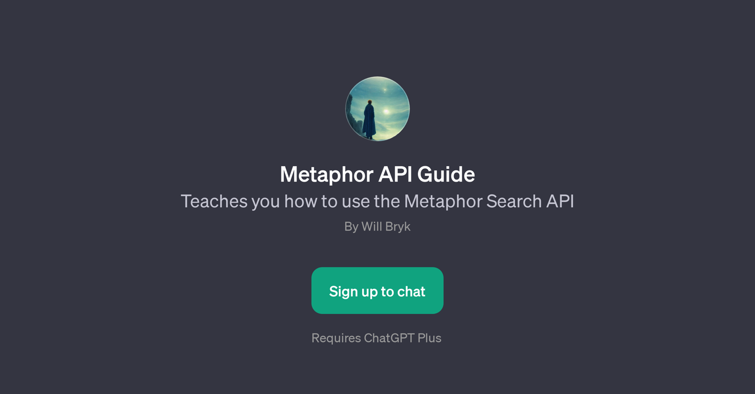 Metaphor API Guide website