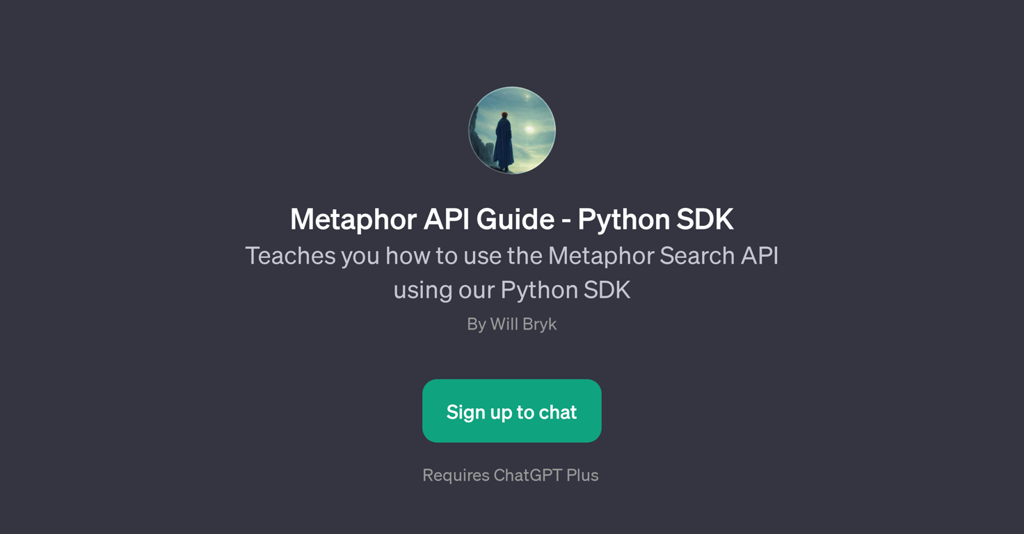 Metaphor API website