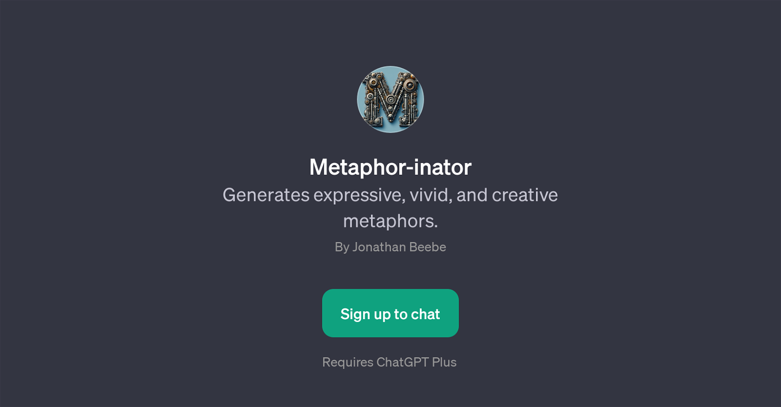 Metaphor-inator website