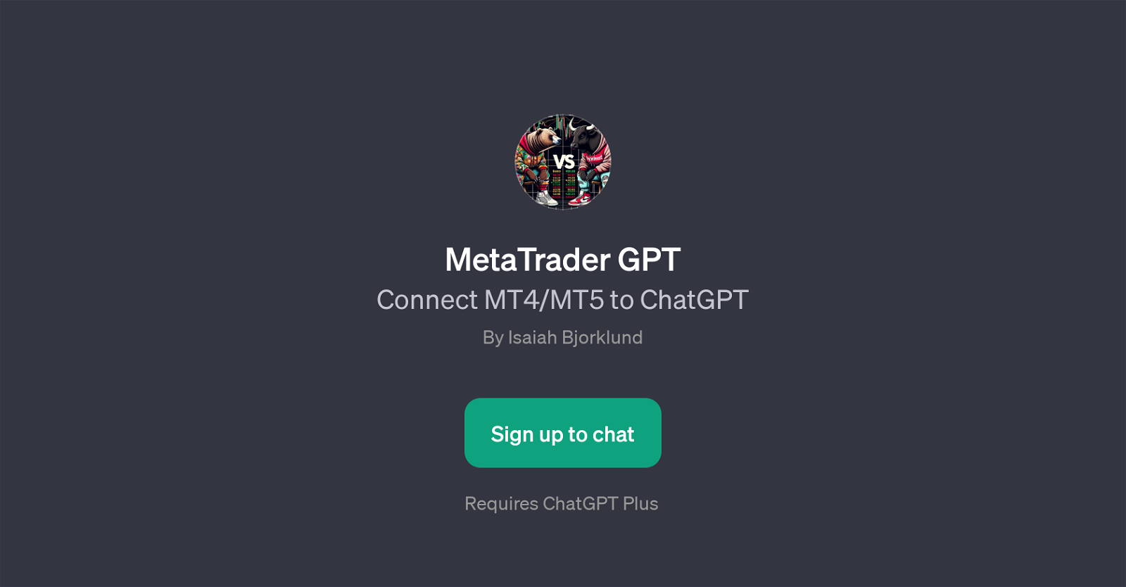 MetaTrader GPT website
