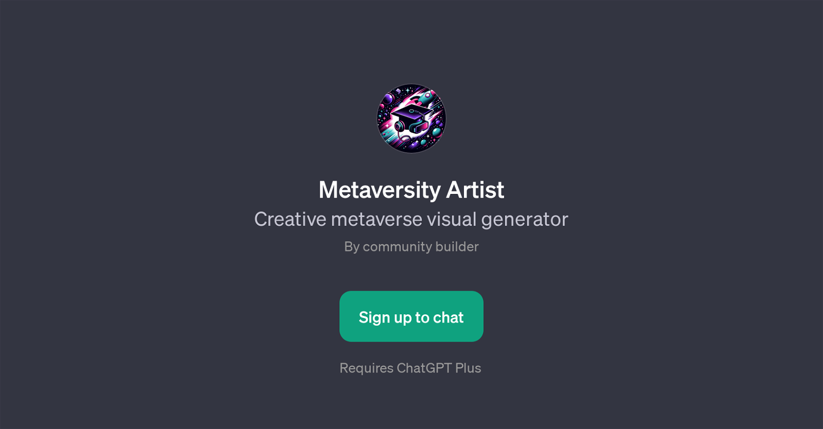 Metaversity Artist website
