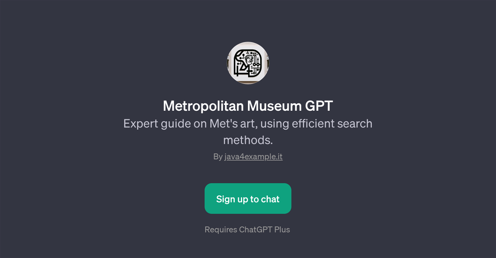 Metropolitan Museum GPT website