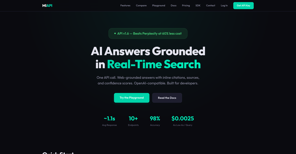 MIAPI website