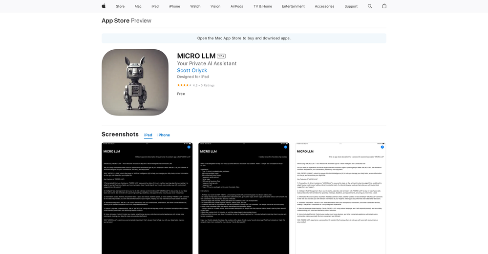MICRO LLM website