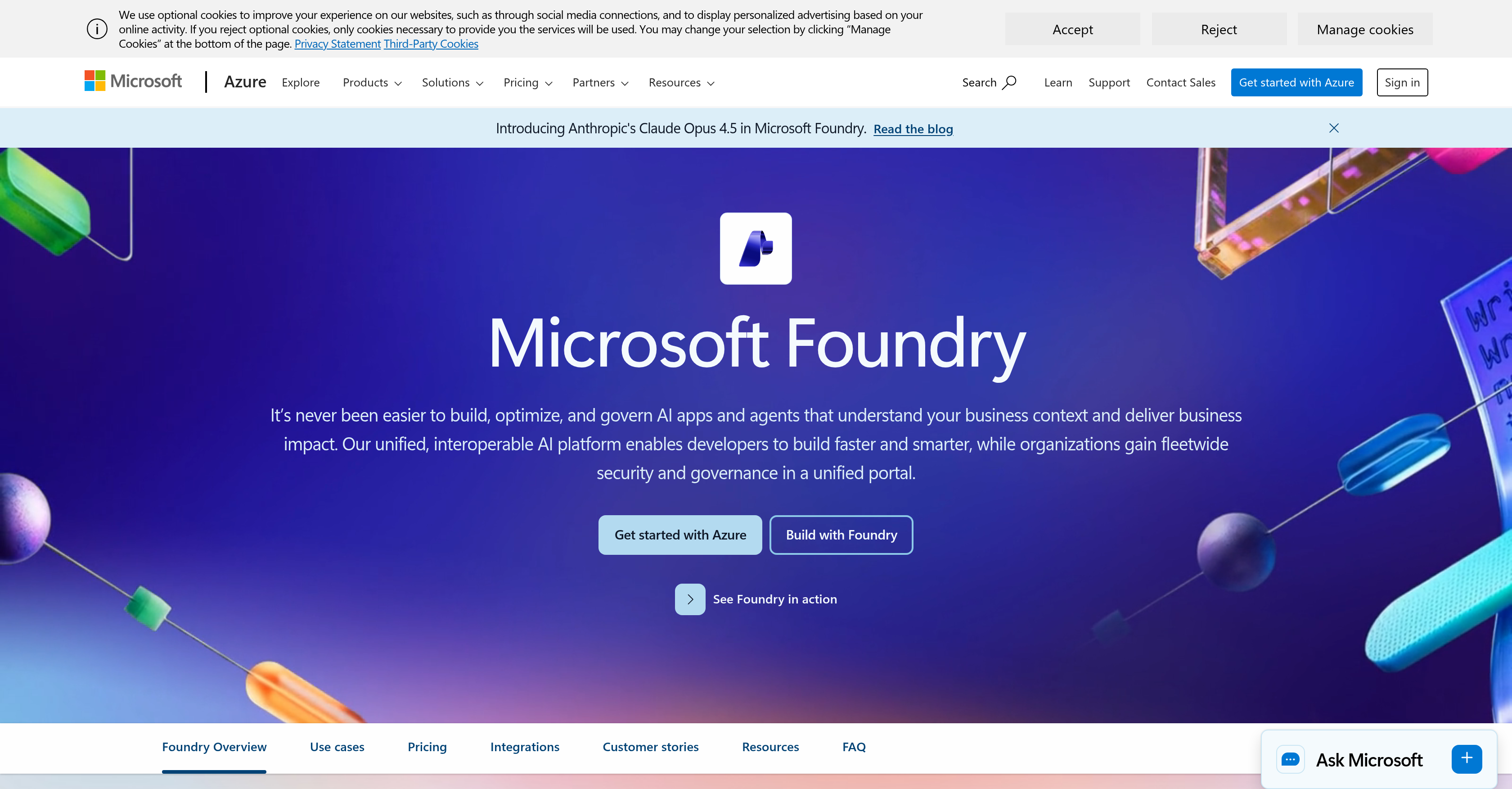 Microsoft Foundry screenshot 1 Microsoft Foundry screenshot 1